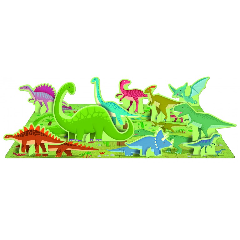 Livre puzzle - Les Dinosaures