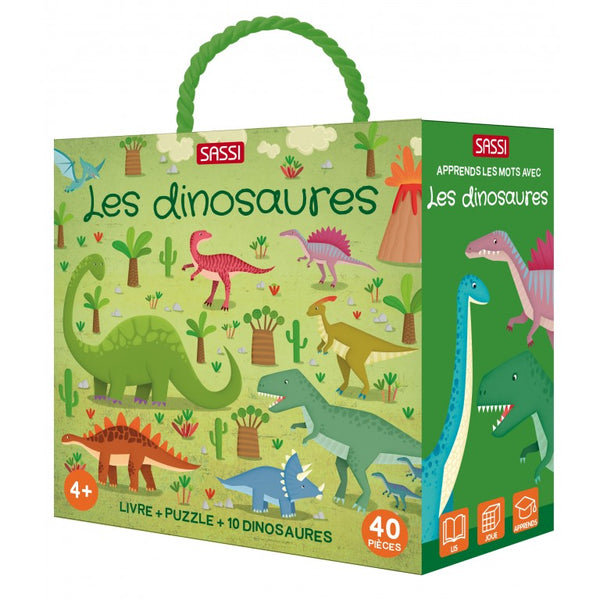 Livre puzzle - Les Dinosaures