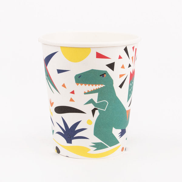 Gobelet en carton - Dinosaures