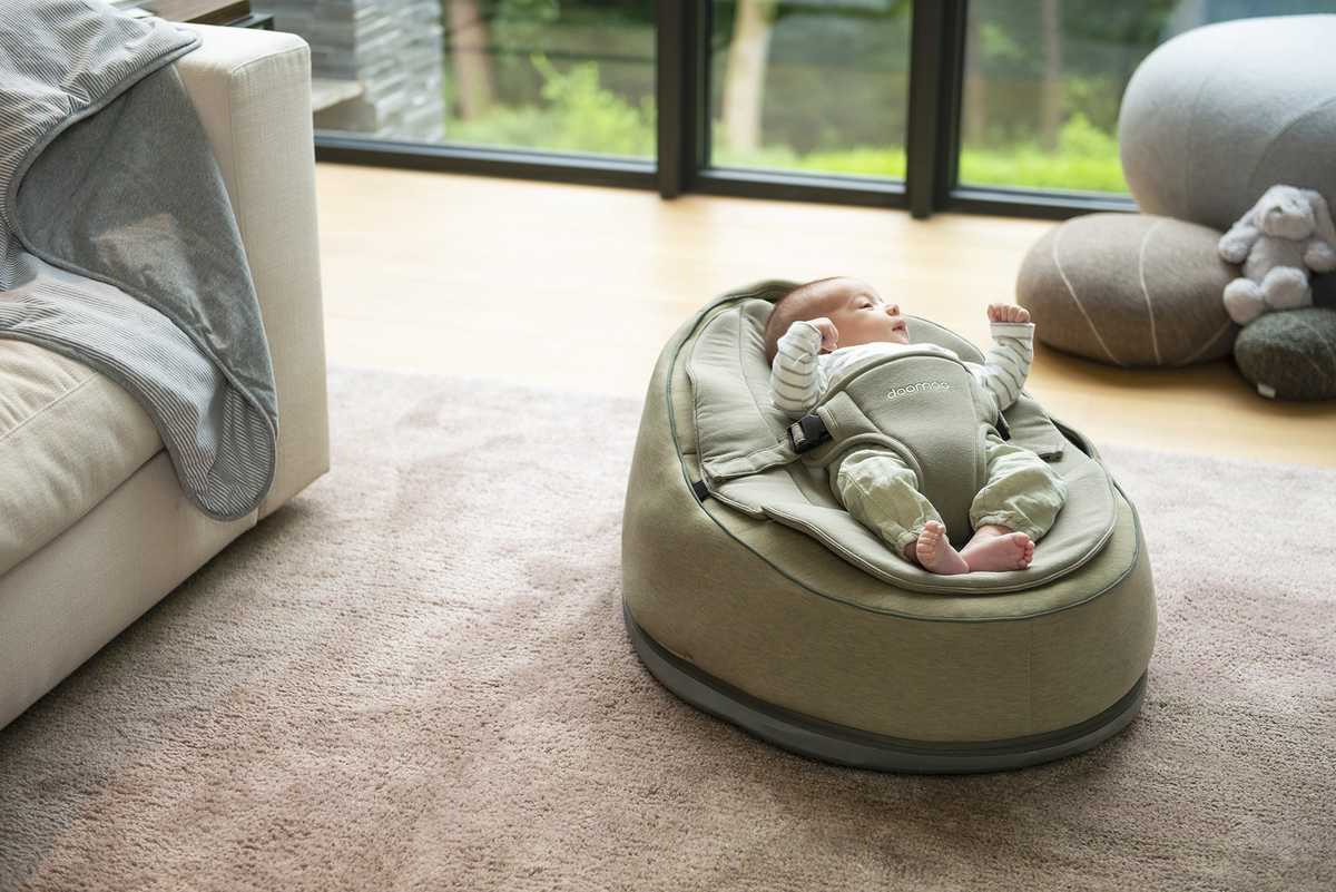 Pouf seat'n swing kaki
